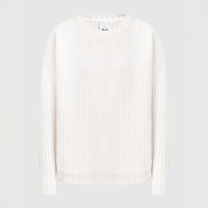 ALLUDE White wool and cashmere sweater